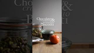 Chocolate cranberry and pistachio Biscotti [upl. by Ellenor]