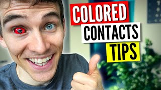 Watch BEFORE you buy 7 Tips for COLORED Contacts [upl. by Cerellia]