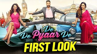 DE DE PYAAR DE FIRST LOOK  REACTION  Ajay Devgn Tabu Rakul Preet [upl. by Aglo130]