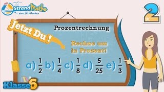 Prozentrechnung anwenden  Klasse 6 ★ Übung 2 [upl. by Egbert]