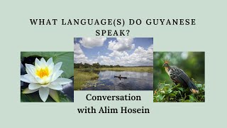 What languages do Guyanese speak Conversation with Alim Hosein  Part 1 [upl. by Dwayne]