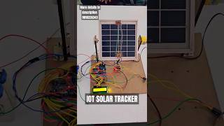 IOT Solar Tracker Project using arduino solarpanel freeenergy iot renewableenergy [upl. by Barbe]