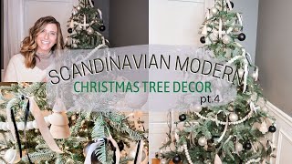 CHRISTMAS TREE DECORATING IDEAS  MODERN SCANDINAVIAN TREE IDEAS [upl. by Watanabe]