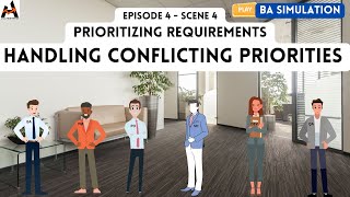 BA Approach  Handling Conflicting Priorities businessanalysis babok analysistrends babok [upl. by Atsuj]