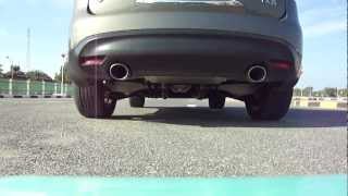 INFINITI FX35 stock exhaust sound 3 [upl. by Cyrillus]