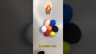 Yosemite sam character Color mixing oddlymix shorts shortsbeta asmr clay [upl. by Questa]