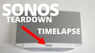 Sonos Speaker TearDown Timelapse [upl. by Anayad300]