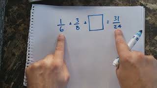 Mathématiques 6e  Les Fractions 10  Le terme manquant [upl. by Edge]