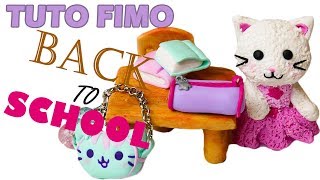 TUTO FIMO  BACK TO SCHOOL 2018 [upl. by Anilatak]