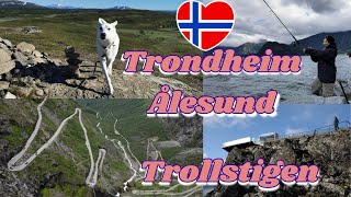 Norwegen Trondheim Ålesund Trollstigen Lom [upl. by Yvor]