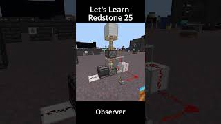 What is an Observer in Minecraft  Lets Learn Redstone 25  Minecraft Bedrock Redstone Tutorial [upl. by Whallon]