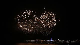 4K Fireworks of Tamsui 淡水漁人碼頭煙火 20220909 [upl. by Rossner]