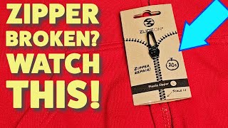 Fix It Fast Zipper Pull Replacement Made Easy [upl. by Sacul]