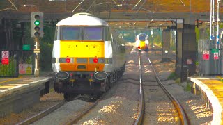 Trains at Biggleswade Station ECML  190823 [upl. by Arden76]