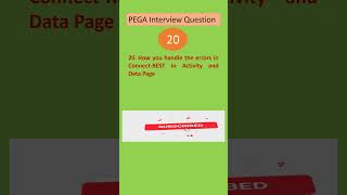 question 20 pega interview questions pega integration pega interview questions [upl. by Alakam]