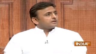 Akhilesh Yadav in Aap ki Adalat Part 1  India TV [upl. by Enixam]