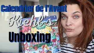 Calendrier de lAvent Kiehls Unboxing [upl. by Soinotna]