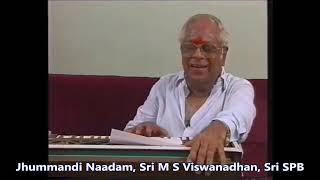 Jhummandi Naadam II Sri SPB II Sri M S Viswanadhan talking about Sri Veturi [upl. by Demb]