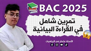 تمرين شامل في الدوال العددية  القراءة البيانية  بكالوريا2025 [upl. by Mientao893]