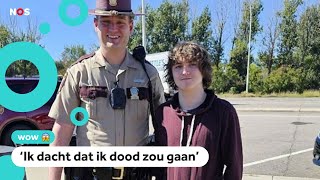 Wow Jongen gered uit auto die niet kon stoppen [upl. by Ttirrej]