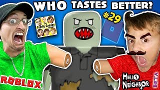 WHO TASTES BETTER Roblox 29 ZOMBIE RUSH  Hello Neighbor BETA 1st Reaction FGTEEV 2in1 Gameplay [upl. by Campos660]