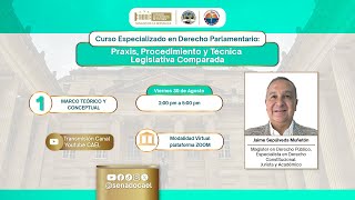 CURSO ESPECIALIZADO EN DERECHO PARLAMENTARIO PRAXIS PROCEDIMIENTO Y TÉC LEG COMP  MOD I SES II [upl. by Baptist]