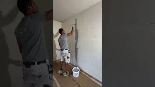 travaux diy peinture chantier construction enduit painter peintre asmr home [upl. by Nirret]