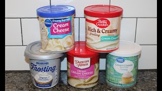 Which Cream Cheese Frosting Tastes The BEST Blind Taste Test amp Review [upl. by Amaryl476]