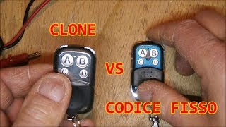 ⚡come programmare un radiocomando universale clone a 433 Mhz  tutorial [upl. by Yeung]