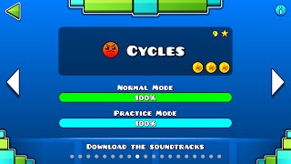 Geometry Dash  Cycles All Coins [upl. by Roana]