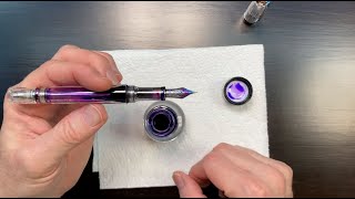 A quick refill for my TWSBI Vac 700R Iris [upl. by Nidia]