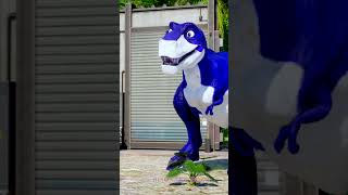 Superhero Dinosaur Battle Blue TREX Chomper vs The Flash Megalodon epicbattle jurassicworld [upl. by Odrareg]