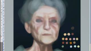 Painting faded beauty in Painter and Photoshop with Marta Dahlig  part 2 [upl. by Yasdnil989]