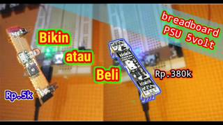 Power supply 5v breadboard  project board [upl. by Yam]