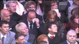 Rafa Benitez in tears at Hillsborough 22 memorial [upl. by Norrej]