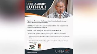 The Sixth Chief Albert Luthuli Research Chair Founders Lecture [upl. by Nadya]