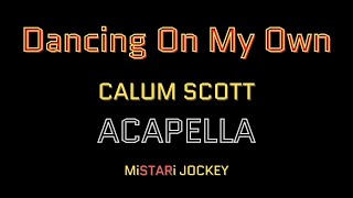 Dancing On My Own  Calum Scott Acapella with Lyrics [upl. by Aramo92]