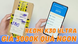 Đập Hộp Redmi K30 Ultra Giá 3000K  Màn FullView 120HZ Antutu 600K Loa Kép Dùng Cực Ngon [upl. by Hildagarde]