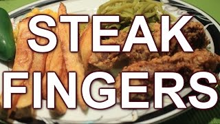 Easy Chicken Fried Steak Fingers  YUMMY [upl. by Okiman]