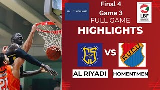 AL Riyadi vs Homentmen Full Game Highlights Final 4 Game 3 20232024 [upl. by Annaehs]