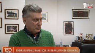 Nebojša Rajković u emisiji “150 minuta” TV PRVA [upl. by Odanref385]