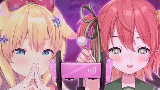 2 Brats 2 Ears【ASMR COLLAB／3DIO】 [upl. by Doreen641]