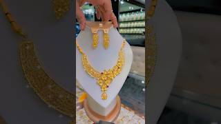 21k goldjewellery necklace wedding fyp goldaccessories youtubeshorts goldindubai arabicgold [upl. by Jeramie]