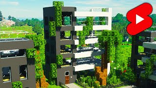 Timelapse HOTEL in Minecraft Shorts [upl. by Adehsor]