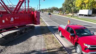 Construction Underway on Coon Rapids Blvd Pedestrian Bridge [upl. by Sined]