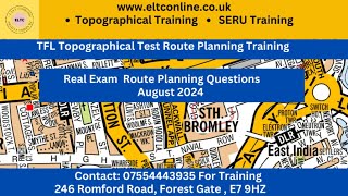 REAL Exam Route Planning Questions EXPOSED  TFL Topographical Training  Topographical Test 2024 [upl. by Ennagem565]