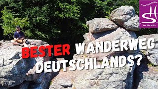 Der BESTE Wanderweg Deutschlands  Der Felsenweg in Losheim [upl. by Stacy]