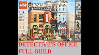 Lego 10246 Detectives office Full build [upl. by Billi]