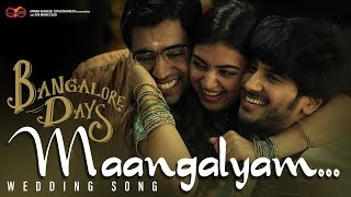 Bangalore Days Wedding Song  Maangalyam  Dulquer Salmaan  Nivin Pauly  Fahadh Faasil  Nazriya [upl. by Nedyrb]