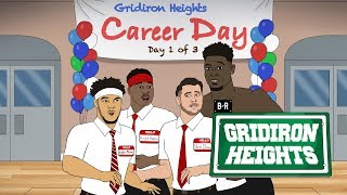 Kyler Bosa and DK Are Looking for Jobs on Career Day  Gridiron Heights Draft Special [upl. by Imehon]